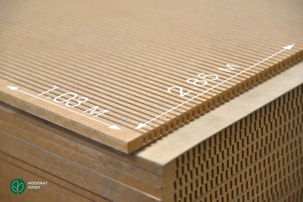 МДФ гнучкий (гнутый) з прорізами (2,5х1,22 / 2,85х1,03м) Київ - зображення 2