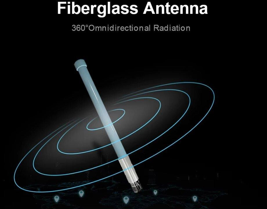 Антенна 2200-2670/4800-6240MHz 4/4dBi, до 50 Вт, N-male, IP67 (10844) Днепр - изображение 2