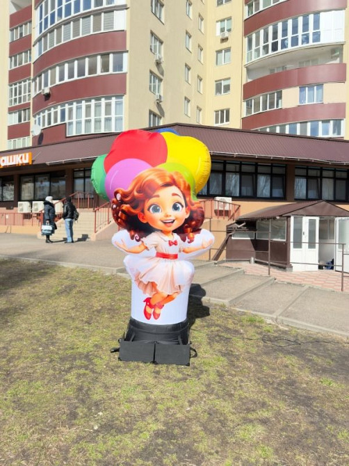 Наружная реклама надувная мобильная Привлечение покупателей 3.4 м Киев - изображение 10