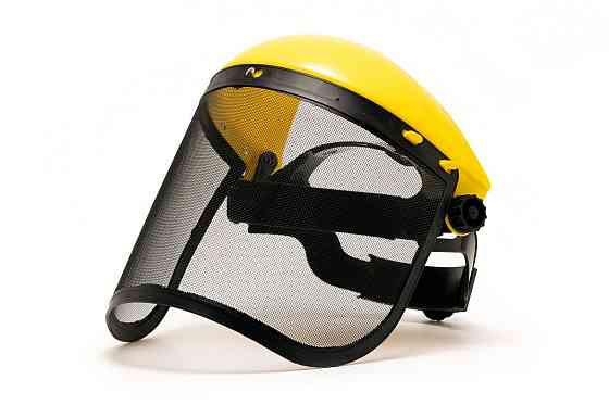 Щиток защитный газонокосильщика MASTERTOOL с наголовником с металлической сеткой 81-0016 Харків