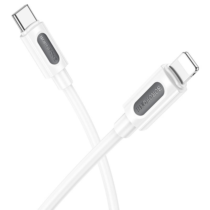 Дата кабель Borofone BX114 Structure Type-C to Lightning 27W (1m) Херсон - зображення 3