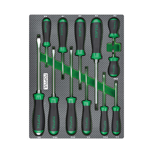 Набор отверток в ложементе 12ед. TOPTUL GEB1203 Харьков - изображение 1
