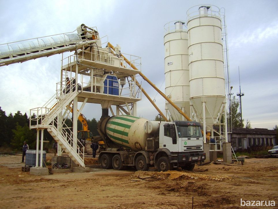 Стационарный бетонный завод MEKA 60W MB-60W Київ - зображення 4