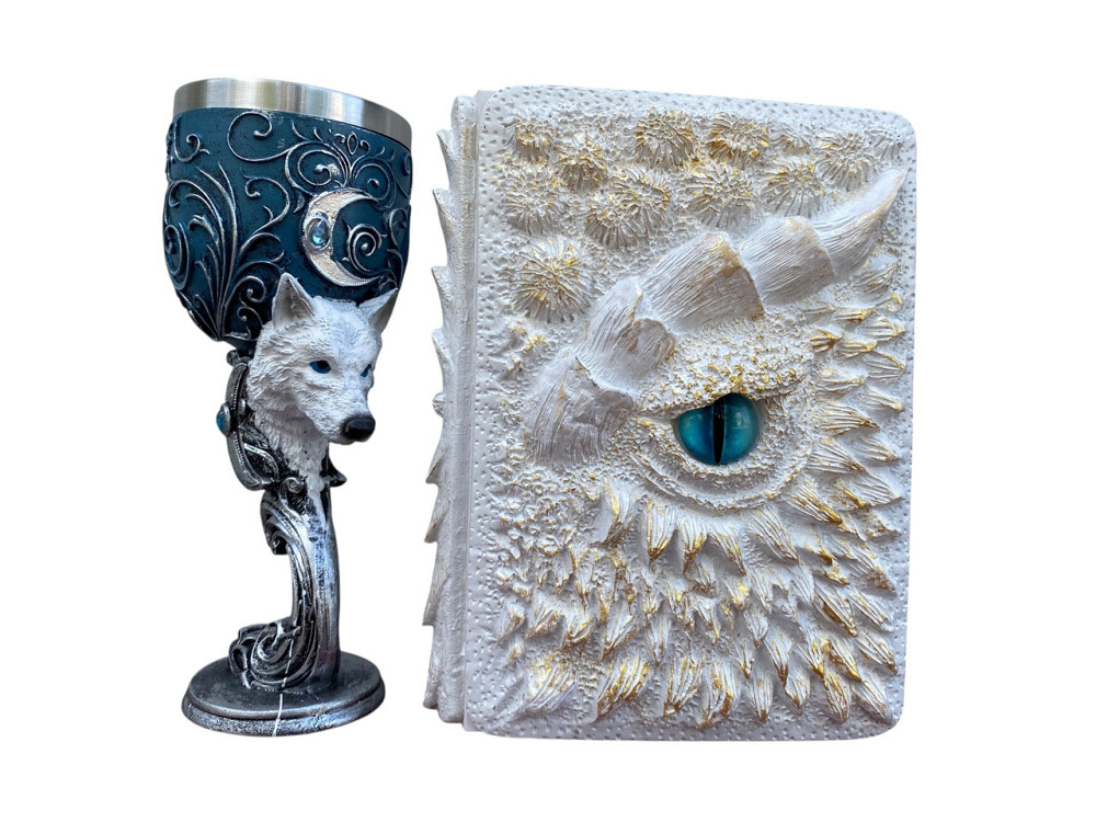 Подарочный набор Бокал 3 Волк и Блокнот 3 «Око Ледяного Хранителя» Київ - зображення 1