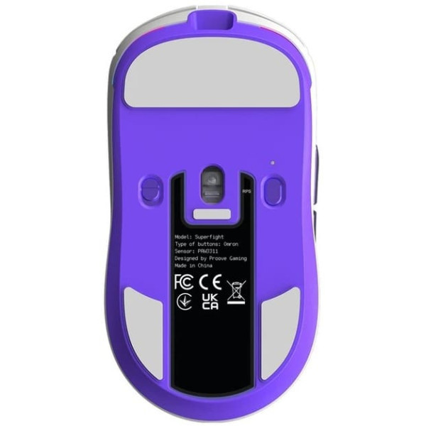 Мишка Proove Gaming Superfight Wired White/Purple (GMSW00102002) Харків - зображення 4
