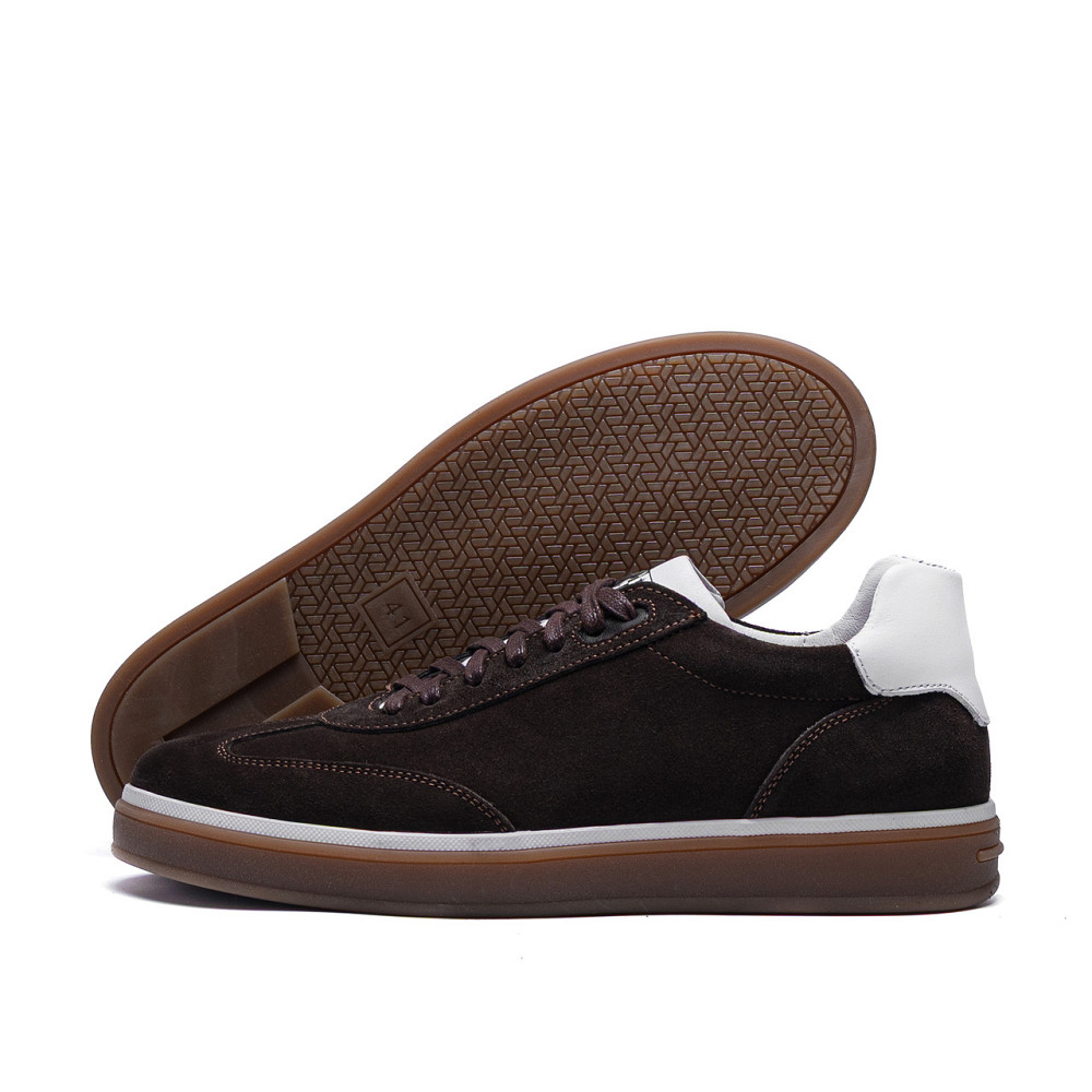 Мужские кожаные кроссовки Brown Velvet Київ - зображення 1