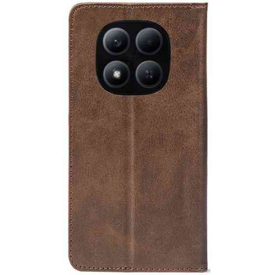 Чохол-книжка Crazy Horse Clasic для Xiaomi Redmi Note 15 Pro 5G Brown (Strong) Харків