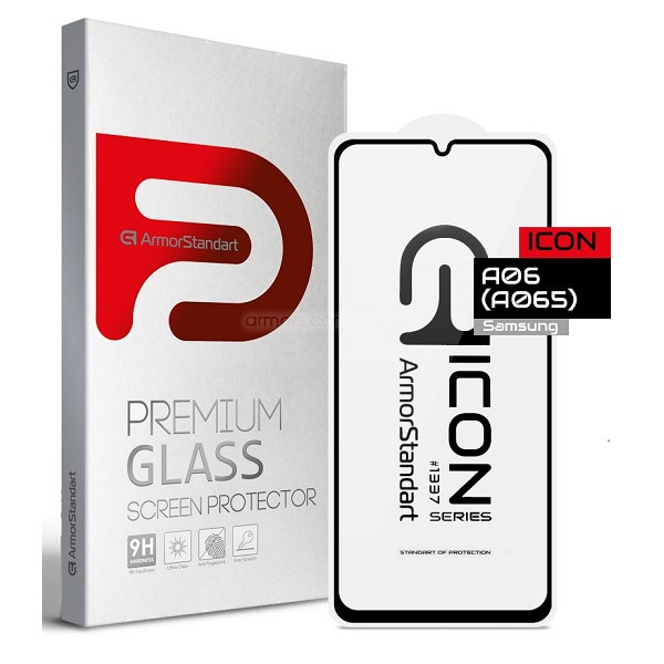 Захисне скло ArmorStandart Icon для Samsung A06 A065 Black (ARM80169) (Код товару:40295) Харків - зображення 1