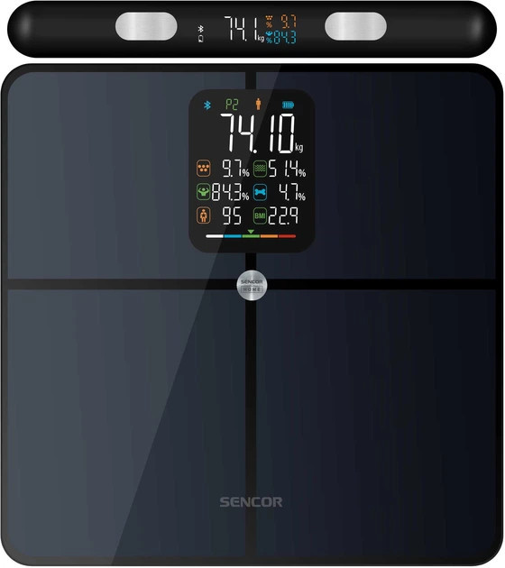 Весы напольные Sencor SBS9102BK 180 кг темно-синие Київ - зображення 3