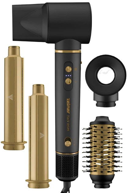 Фен-щетка Zelmer ZHL1400 1400 Вт черный Киев - изображение 1