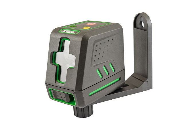 Уровень лазерный MASTERTOOL 30 м ±0.3 мм/м 2 гол H/V/H+V H130°/V130° ±4° GREEN/510 нм класс II IP54  Харків - зображення 10