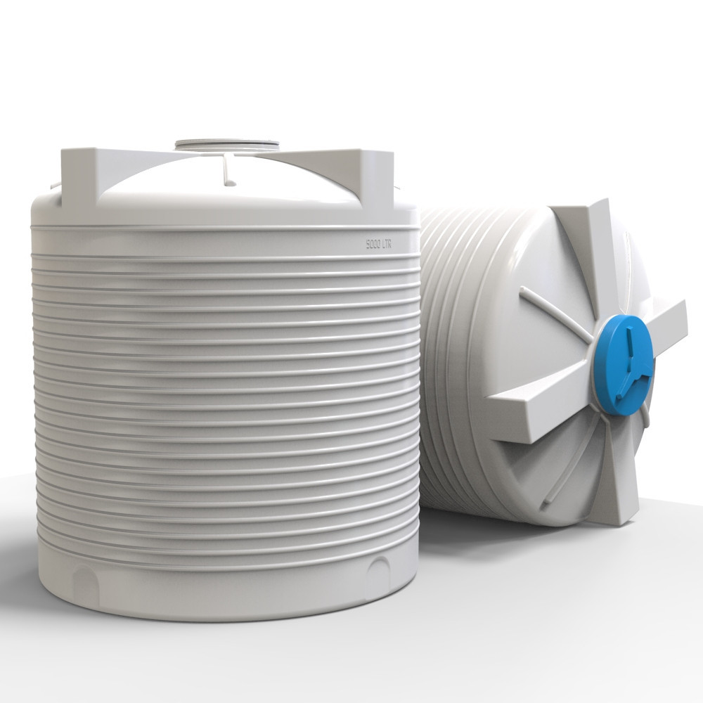 Емкость 5000 л вертикальная Київ - зображення 3