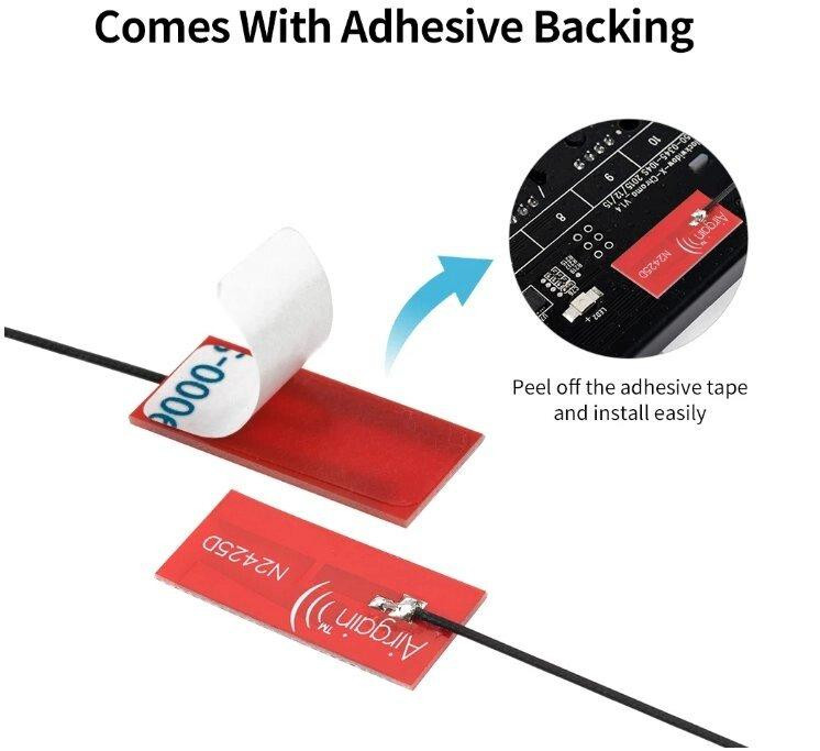 Антенна двухдиапазонная 2400-2500/4900-5900MHz 4dBi, RG1.13 15 см IPEX1 разъем Дніпро - зображення 3