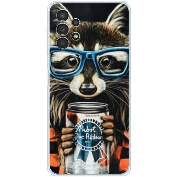 Чохол BoxFace для Samsung A13 4G Єнот з банкою (Код товару:25421) Харків - зображення 2