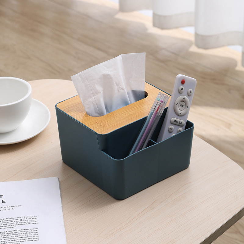 Диспенсер для серветок 10772 15.5х10х16 см синій Київ - зображення 1