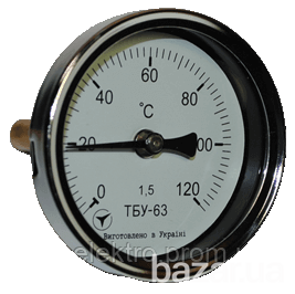 Термометр биметаллический осевой ТБУ-63 (ТБУ 63, ТБУ63, ТБ-63, ТБ-063, ТБ 63, ТБ63, ТБП) Київ - зображення 2