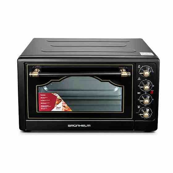 Печь электрическая Grunhelm GN50CLT 50 л 2000 Вт черная Киев