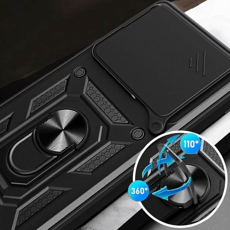 Ударопрочный чехол Camshield Serge Ring для Xiaomi Poco F6 Pro Херсон - зображення 5