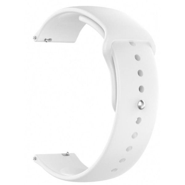 Ремінець ArmorStandart Silicone Watch Strap 22mm White (ARM80668) Харків - зображення 2