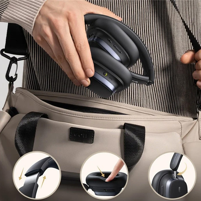 Накладные беспроводные наушники Baseus Bowie H1s Noise-Cancellation (A00075301) Херсон - изображение 2