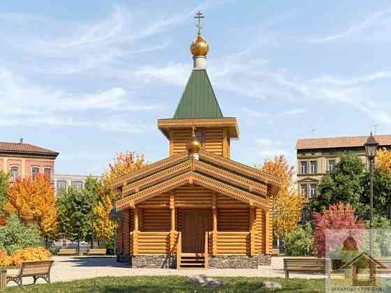 Зруби під ключ: дерев'яна церква Одеса