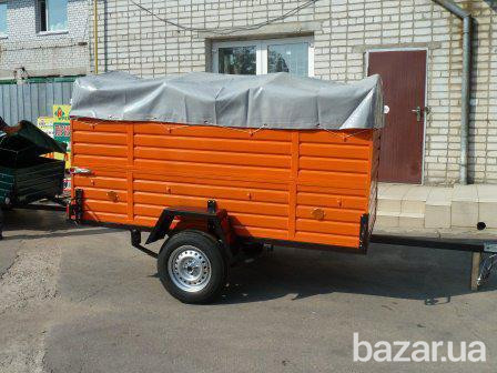 Тент на легковий причіп Лев-25 ПВХ Єврофура Баришівка - зображення 1