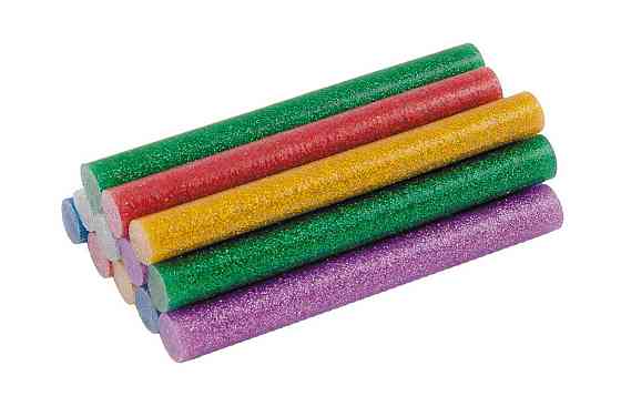 Стержни клеевые MASTERTOOL 11.2х100 мм 12 шт цветные перламутровые 42-0156 Харків