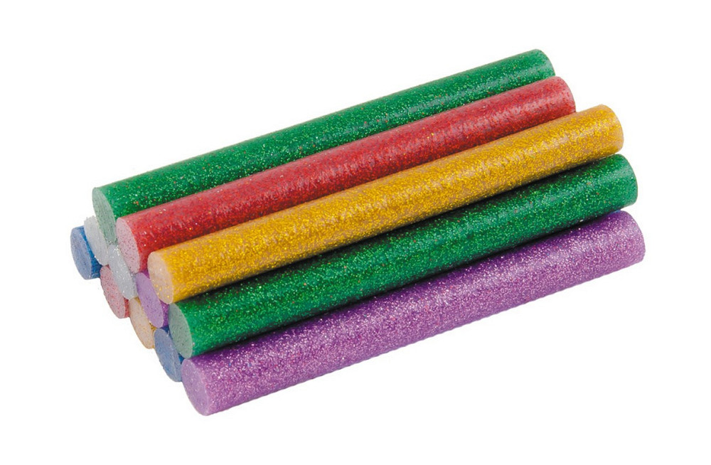 Стержни клеевые MASTERTOOL 11.2х100 мм 12 шт цветные перламутровые 42-0156 Харків - зображення 1