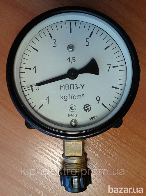 Мановакуумметр показывающий МВП3-У (МВП-3У, МВП3У, МВП 3У) - радиальный штуцер (РШ) Киев - изображение 2