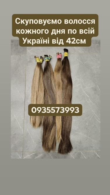 Купуємо волосся в Києві та по всій Україні від 42см -0935573993 Київ - зображення 1