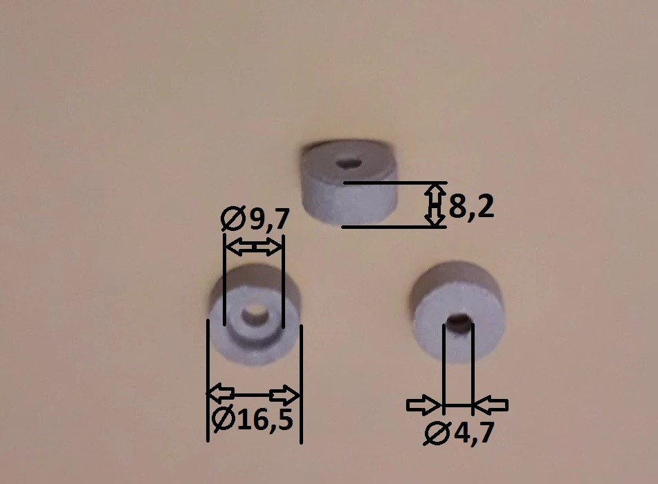 Ізолятор кі-16, втулка керамічна, 100 шт/уп Косов - изображение 1