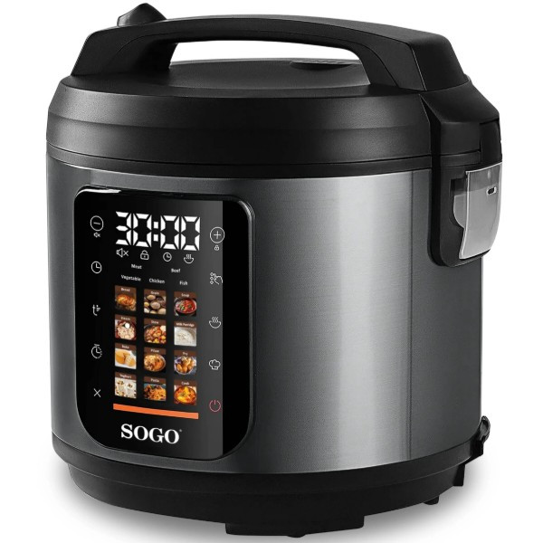 Мультиварка SOGO SS-10615 900 Вт серебристая Київ - зображення 2