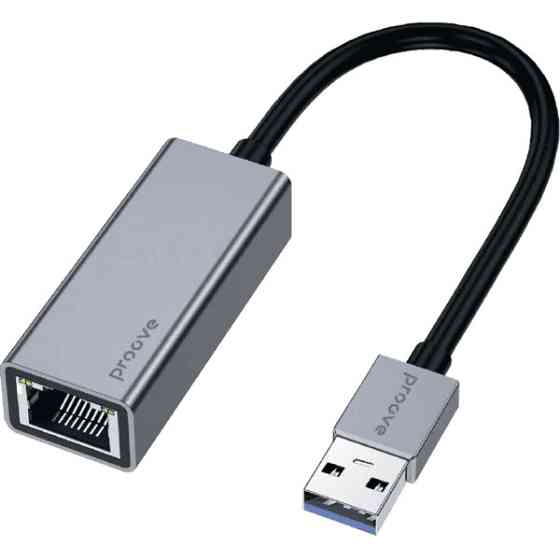 Адаптер OTG Proove Extension RJ45 to USB Silver (RJEX00102001) Харків
