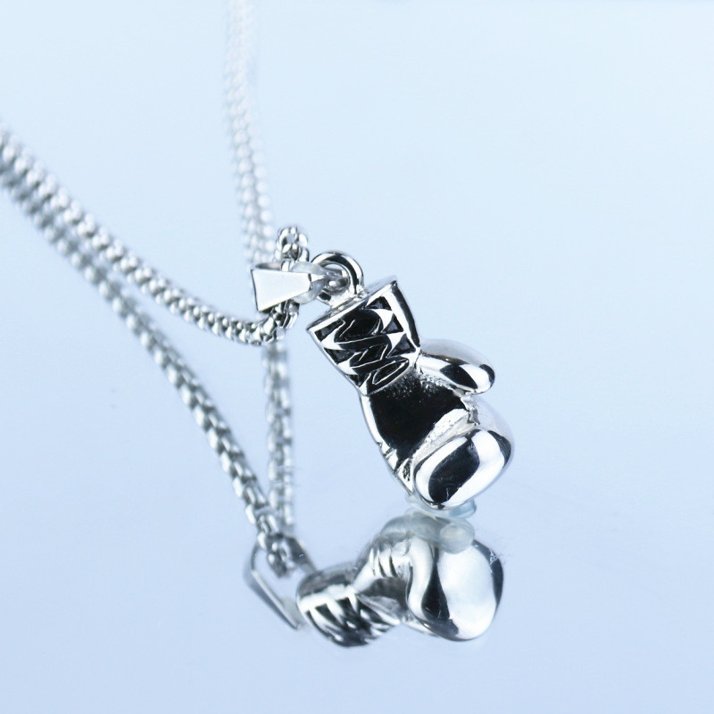 Брелок - Боксерская перчатка на ключе серебристый (код 00265) Київ - зображення 3