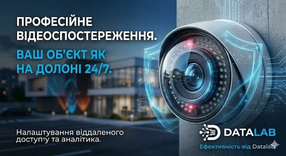 Встановлення відеоспостереження та домофонів Київ — Під ключ! Hikvision, Dahua, Ajax Київ - зображення 7