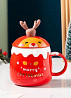 Кружка з кришкою новорічна Merry Christmas 1 13698 450 мл Київ
