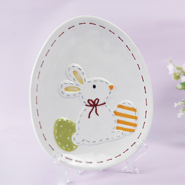 Страва овальна Кролик 6805 2.1х18.4х21.1 см Київ - зображення 1