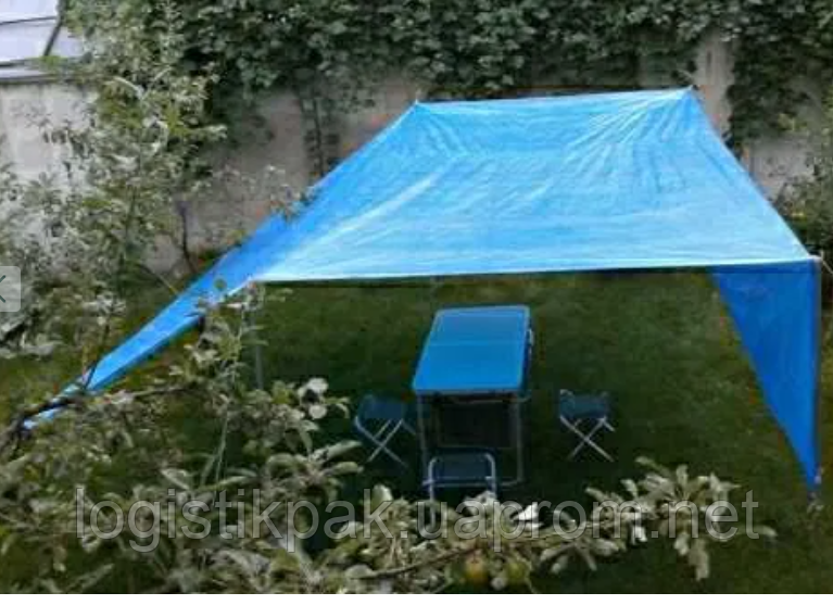 Тент 60г/м2  "Blue"  10х15 м тент на палатку Харьков - изображение 7