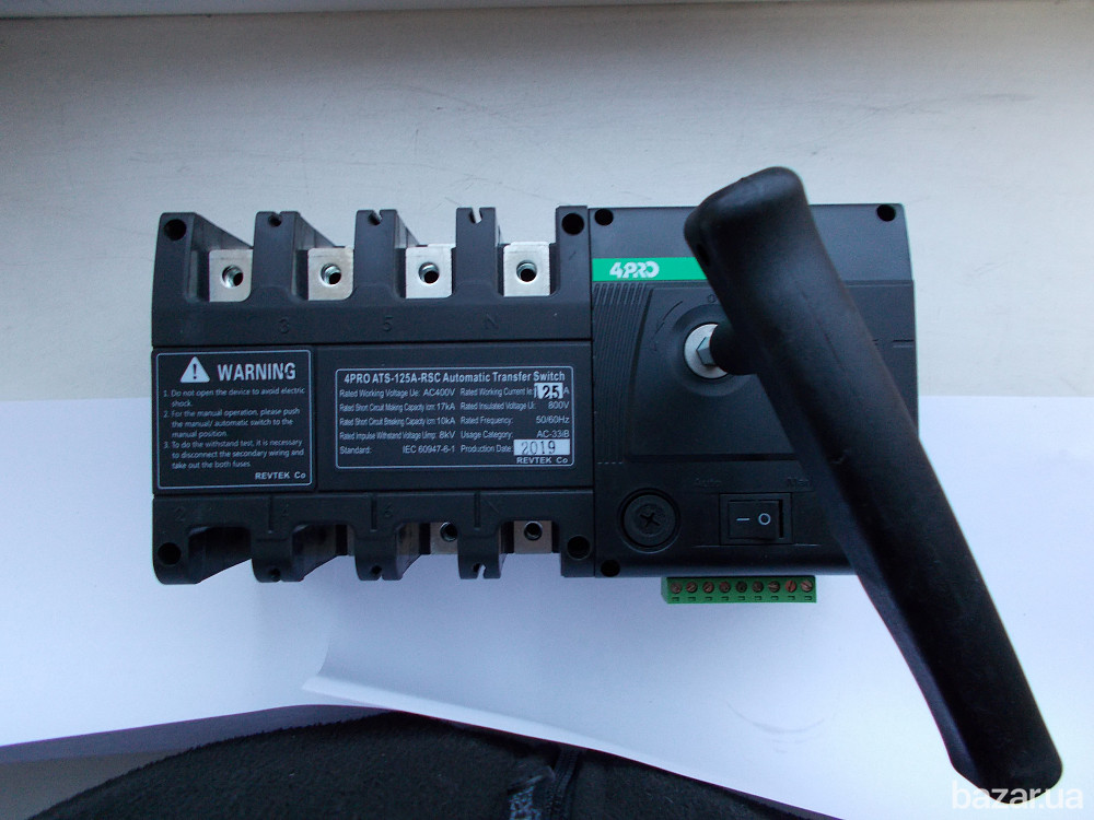 4PRO ATS-125A-4P-RSC, 230V/50Hz Пристрій автоматичного введення резервного електропостачання Киев - изображение 1