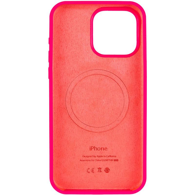 Чехол Silicone Case Full Protective (AA) V2 with MagSafe для Apple iPhone 15 Pro (6.1") Херсон - зображення 3