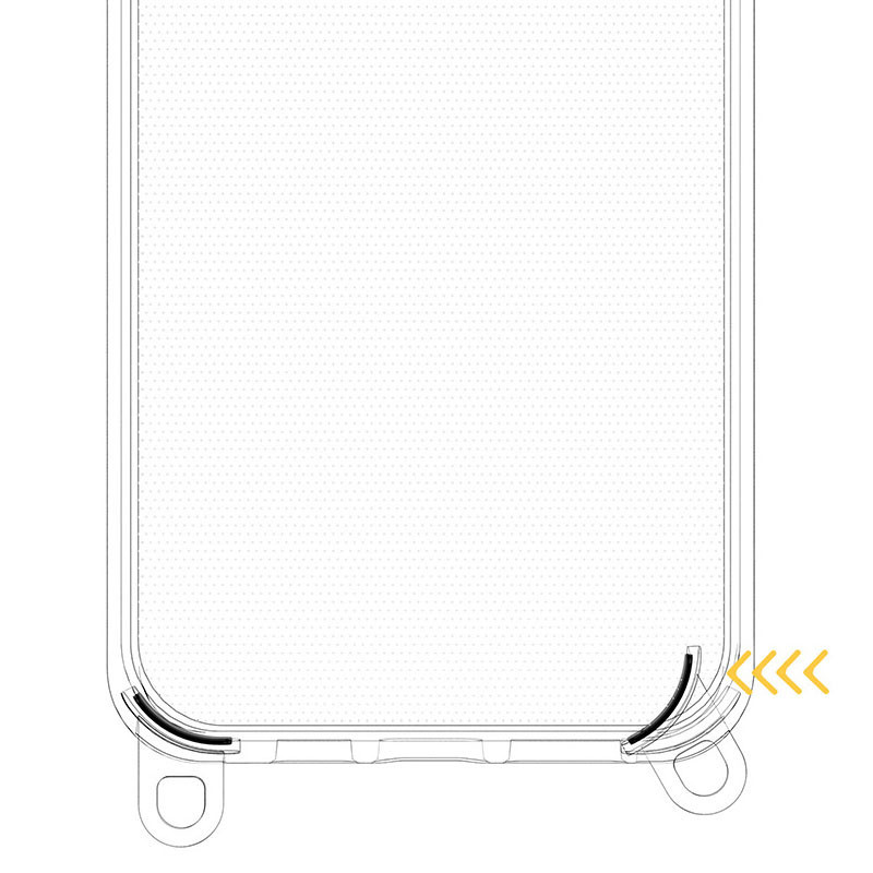 Чехол TPU Transparent with Straps для Apple iPhone 14 Pro (6.1") Херсон - зображення 5
