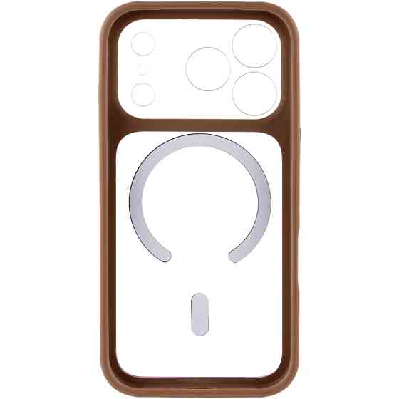 Чехол TPU+PC GETMAN Moon Clear with MagSafe для Apple iPhone 17 Pro (6.3") Херсон