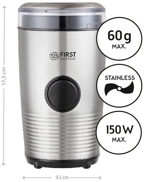 Кофемолка First FA-5480-1 150 Вт серебристая Киев - изображение 5