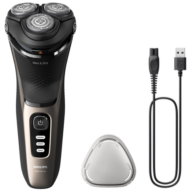 Электробритва Philips Shaver series 3000 S3242/12 черная Киев - изображение 1