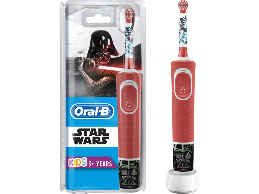 Дитяча електрична зубна щітка Oral-B D100-413-2K-Star Wars Київ - зображення 1