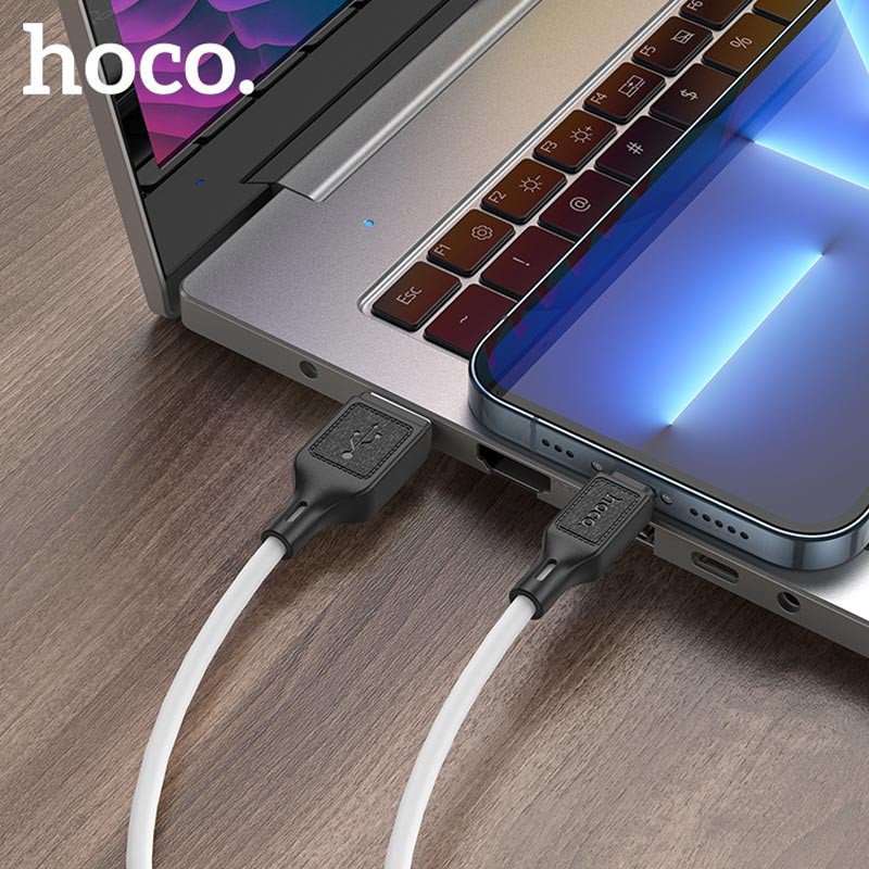 Дата кабель Hoco X90 Cool silicone USB to Lightning (1m) Херсон - изображение 4