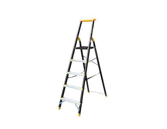 Лестница алюминий/сталь MASTERTOOL 5 ступеней h=1064 мм max 150 кг 79-1205 Харків