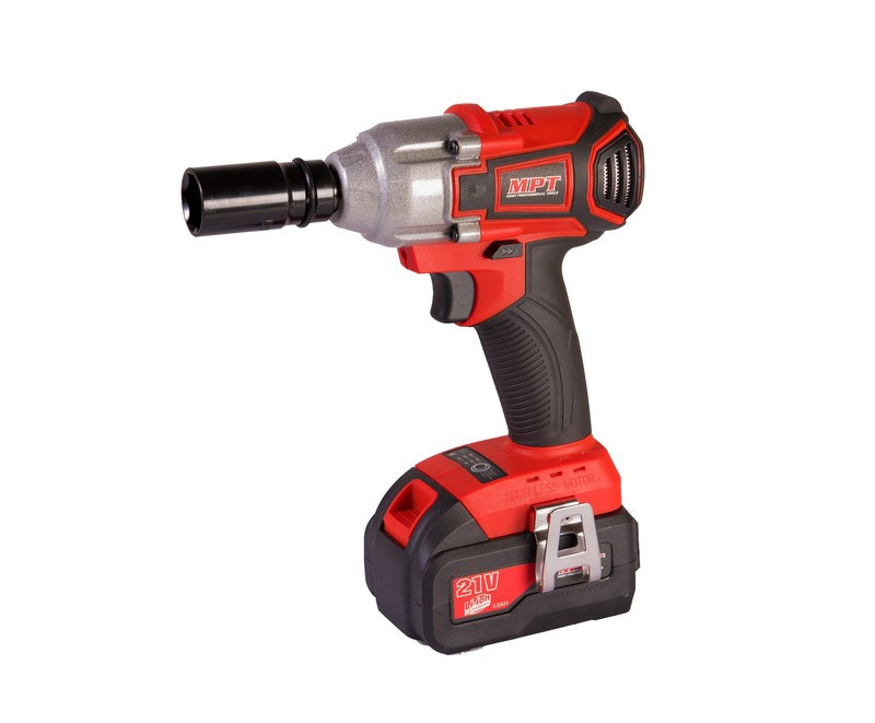 Гайковерт аккумуляторный MPT 21 V Li-ion 350 Нм 2 скорости пластиковый кейс MCIW2128 Харків - зображення 1
