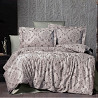Постільна білизна євро Arya Arya Vogue Органік Жаккард Paris AR-A107256-Anthracite-Gray 200x220 см с Киев