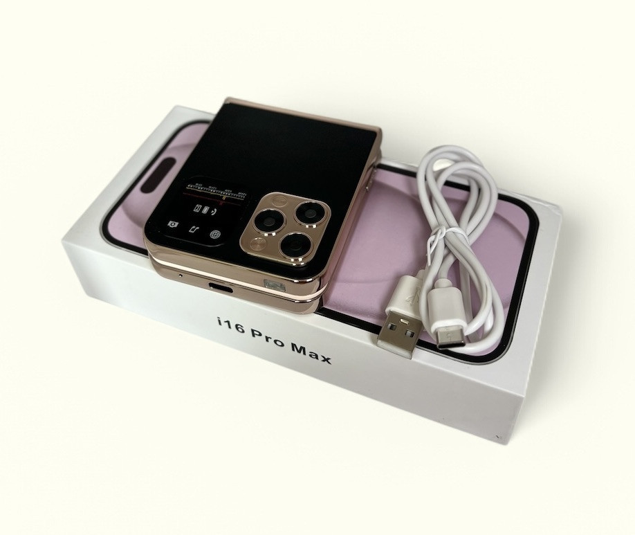 Кнопочный мобильный телефон раскладушка 16 на 4 сим карты (код 00090) Київ - зображення 6